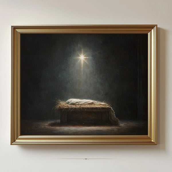 Quadro Decorativo Cristão: Luz do Mundo