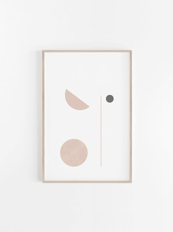 Quadro Decorativo Minimalista: Arte Abstrata Geométrica