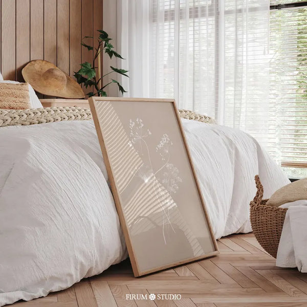 Quadro Decorativo: Flores Silvestres Neutras