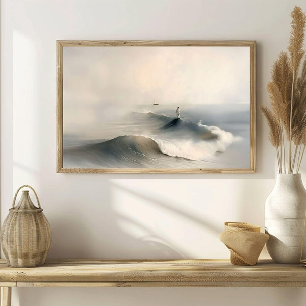 Quadro Decorativo: Jesus anda sobre as Águas