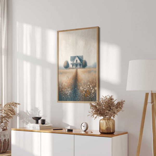 Quadro Decorativo: Casa de Campo