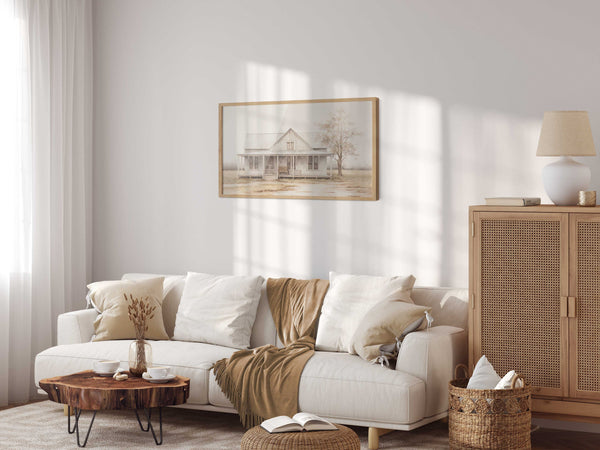 Quadro Decorativo: Casa de Campo